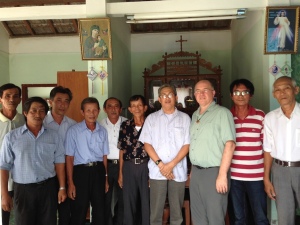 Visiting the family of one of our Vietnamese SCJs