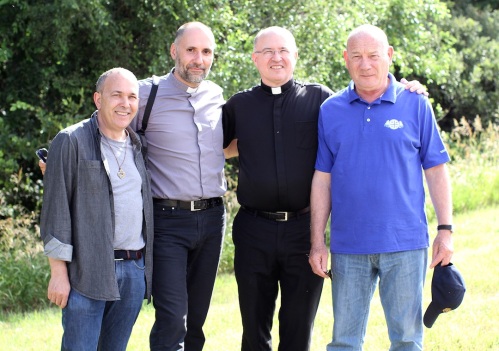 Fr. Jesús, Fr. Luca, Fr. Steve and Aldo